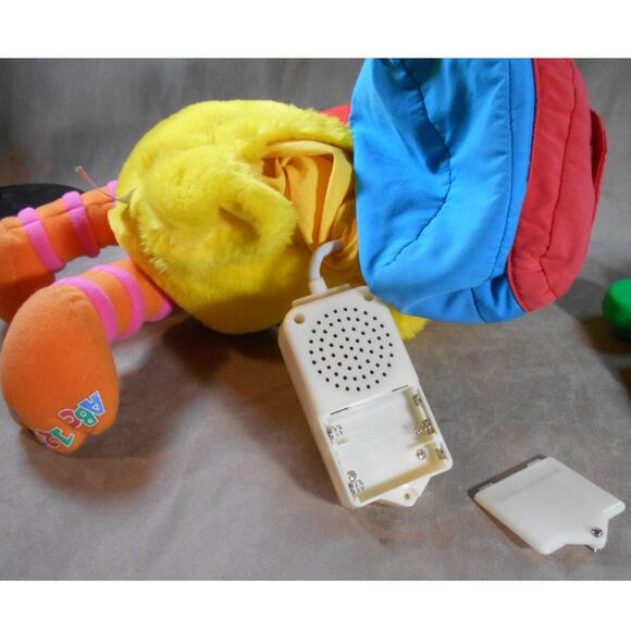 Sesame Street Play & Teach Big Bird Plush Works READ TYCO 1999 Vintage - Picture 9 of 10